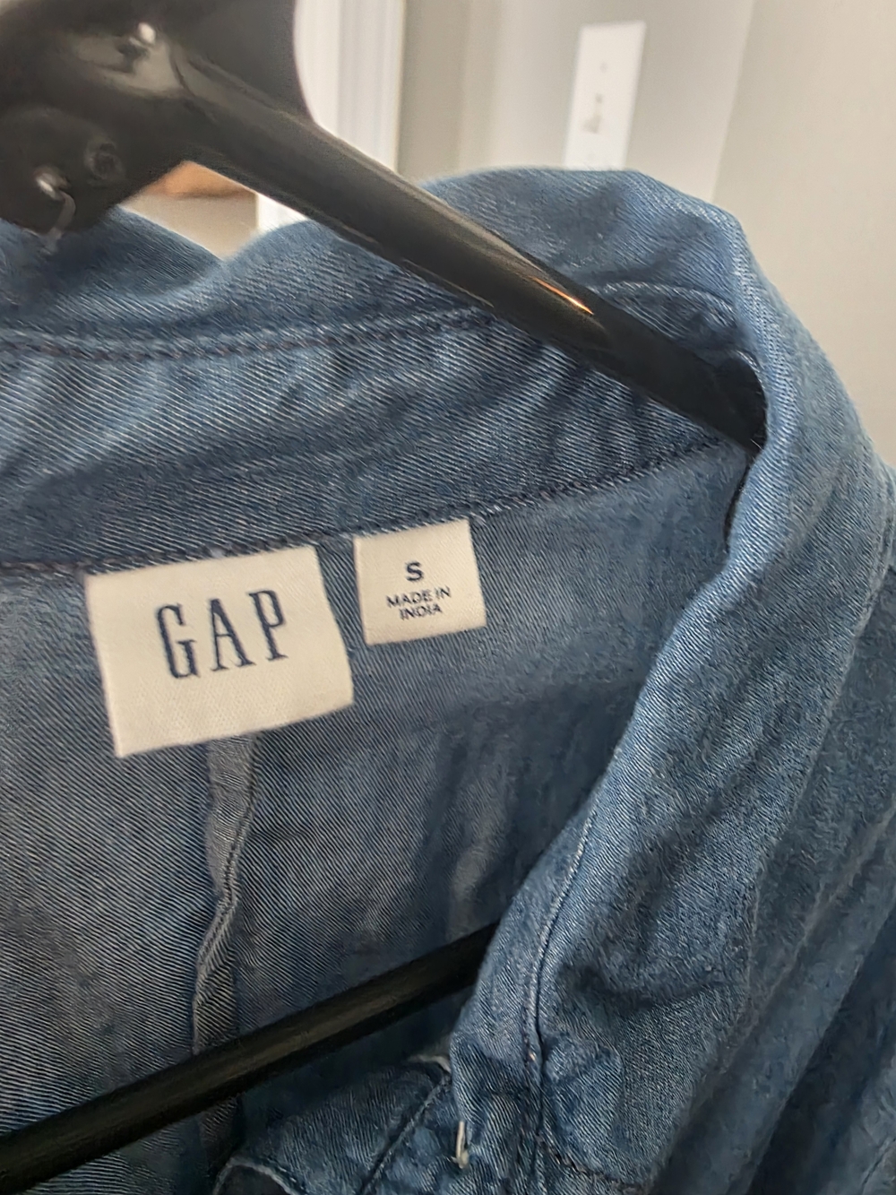 GAP Denim Dress in Chambray Blue - Picture 4 of 4